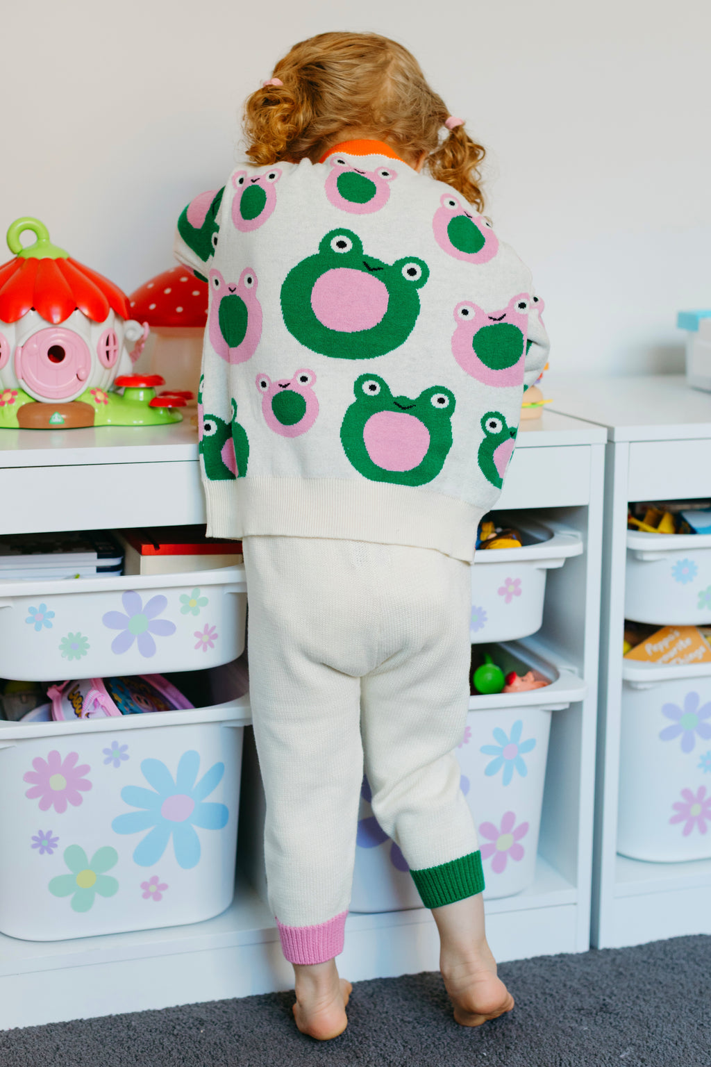 Froggy Pop Knit Set - Fairy Floss