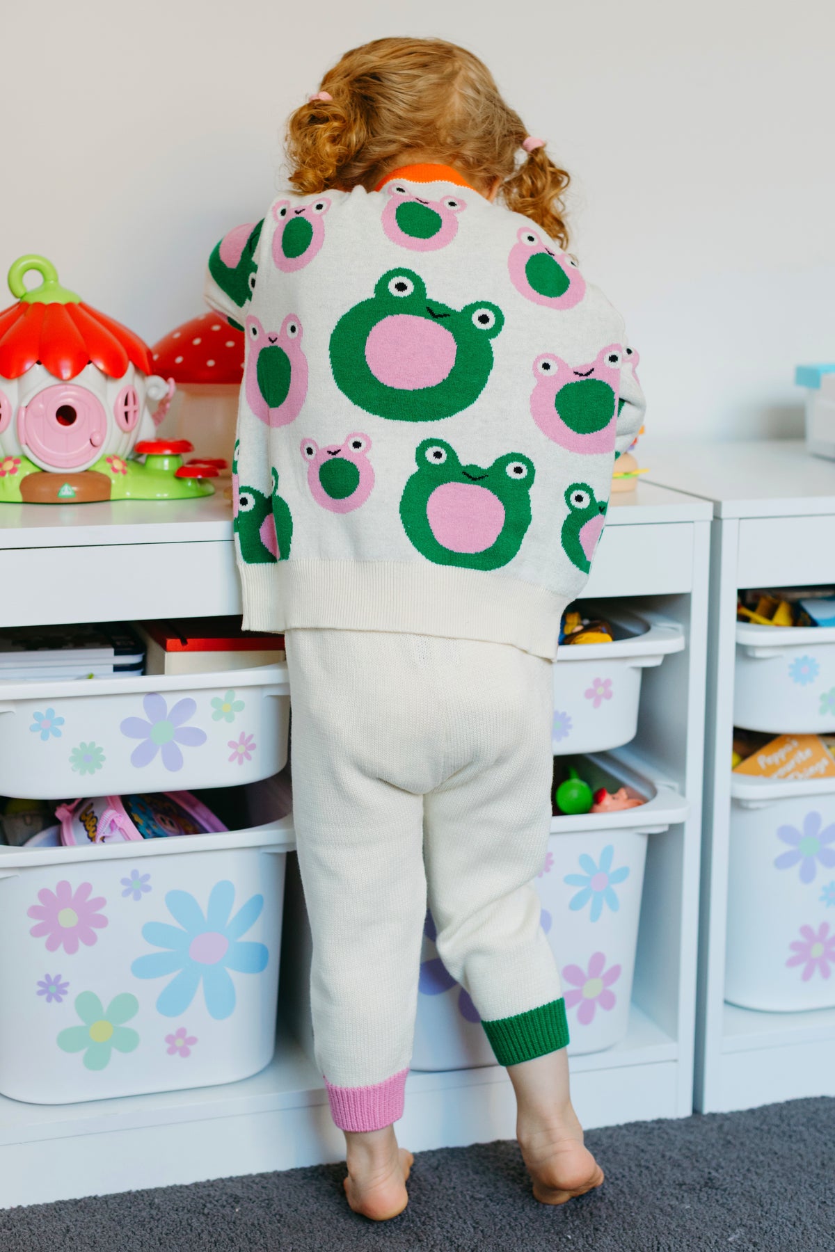 Froggy Pop Knit Set - Fairy Floss