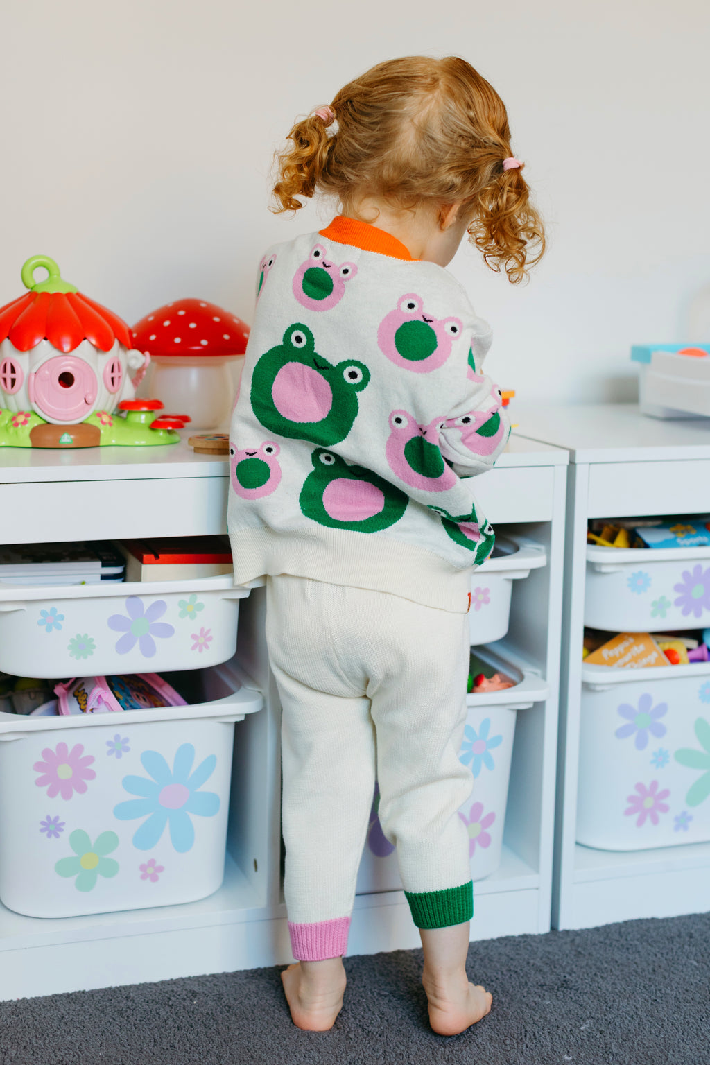 Froggy Pop Knit Set - Fairy Floss